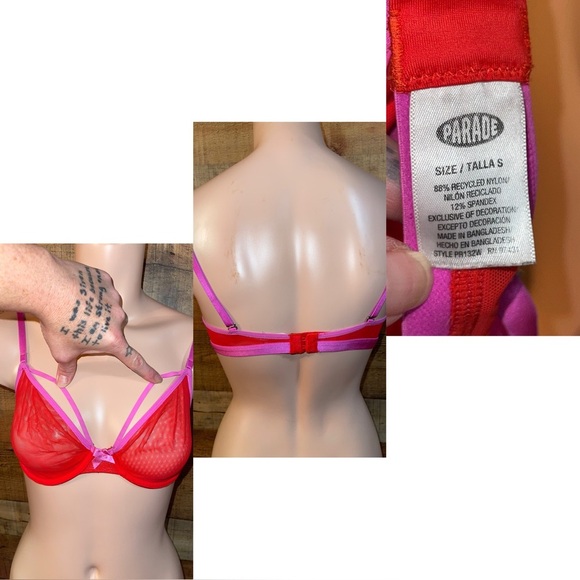 💖Parade Vintage Y2K Sheer Bra - Picture 1 of 6